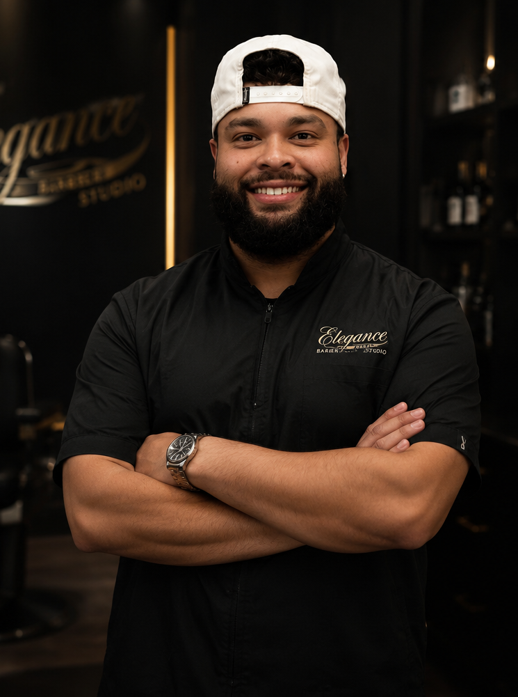 James, barber at Elegance Barber Studio