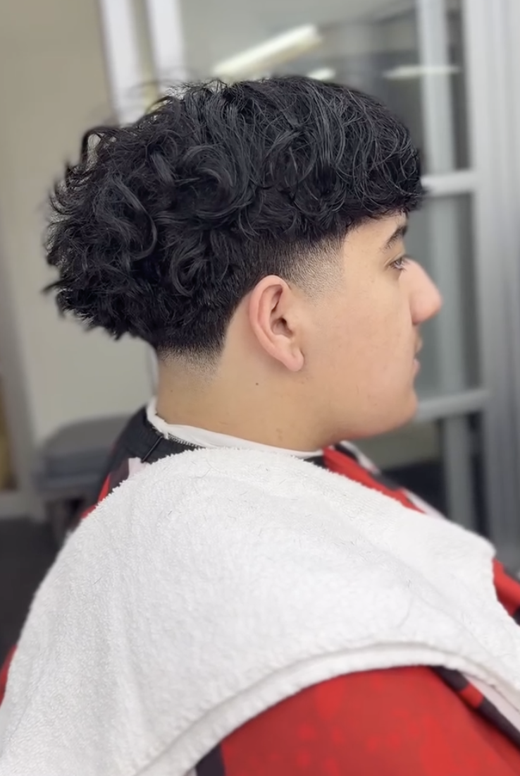 Skin fade haircut
